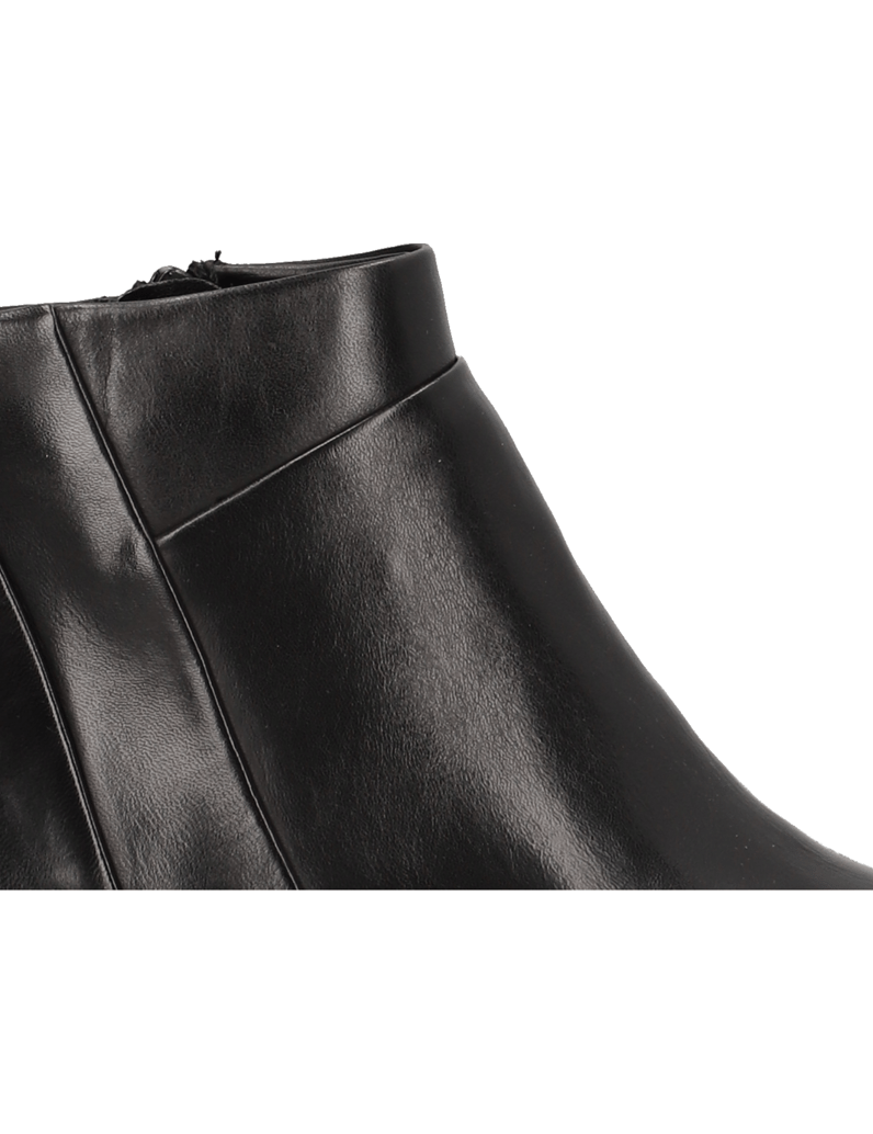 Lazzarini-Glattleder-Stiefelette-schwarz