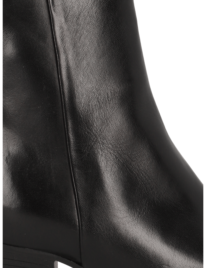 Lazzarini-Glattleder-Stiefelette-schwarz