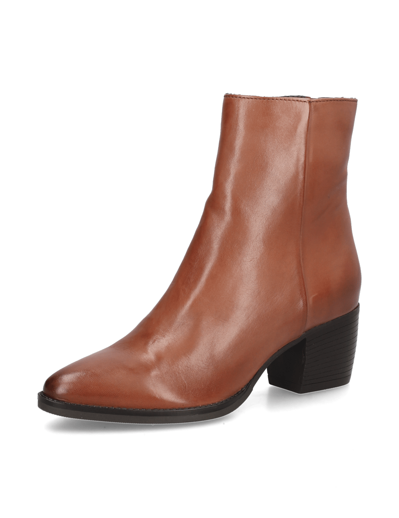 Lazzarini-Glattleder-Stiefelette-schwarz