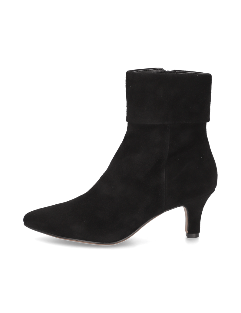 Lazzarini-Veloursleder-Stiefelette-schwarz