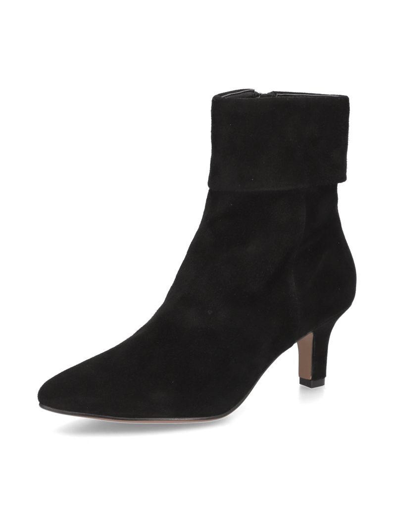 Lazzarini-Veloursleder-Stiefelette-schwarz