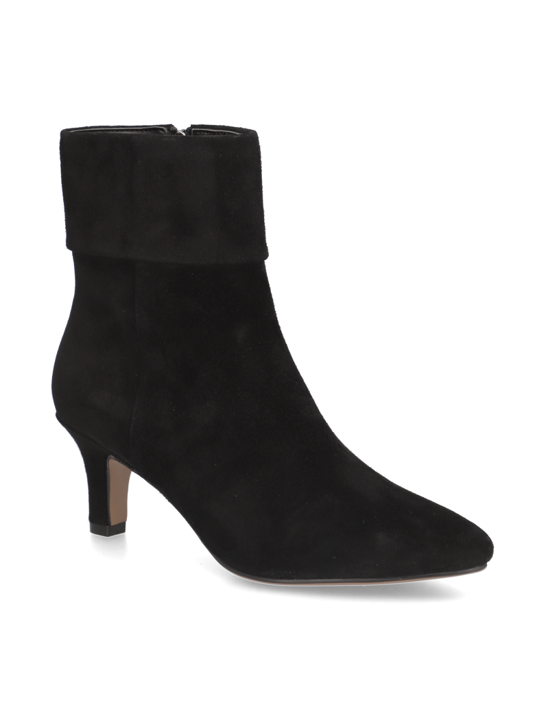 Lazzarini-Veloursleder-Stiefelette-schwarz