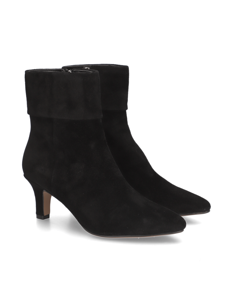 Lazzarini-Veloursleder-Stiefelette-schwarz