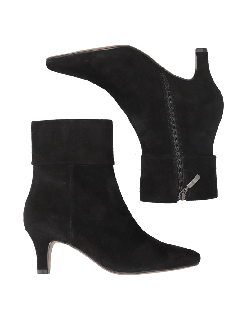 Lazzarini-Veloursleder-Stiefelette-schwarz