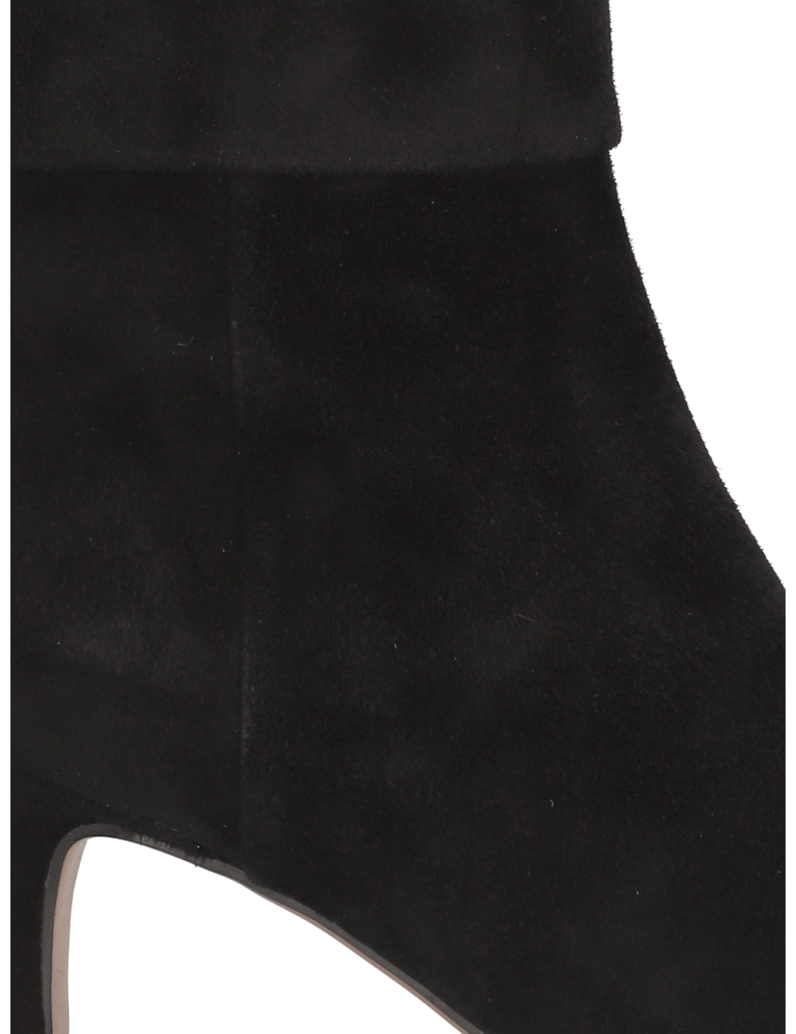 Lazzarini-Veloursleder-Stiefelette-schwarz