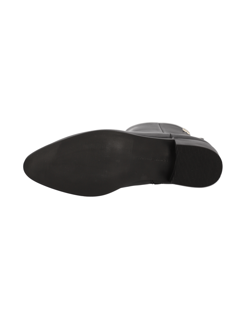 Tommy-Hilfiger-LOW-COWBOY-FLAT-LEATHER-schwarz