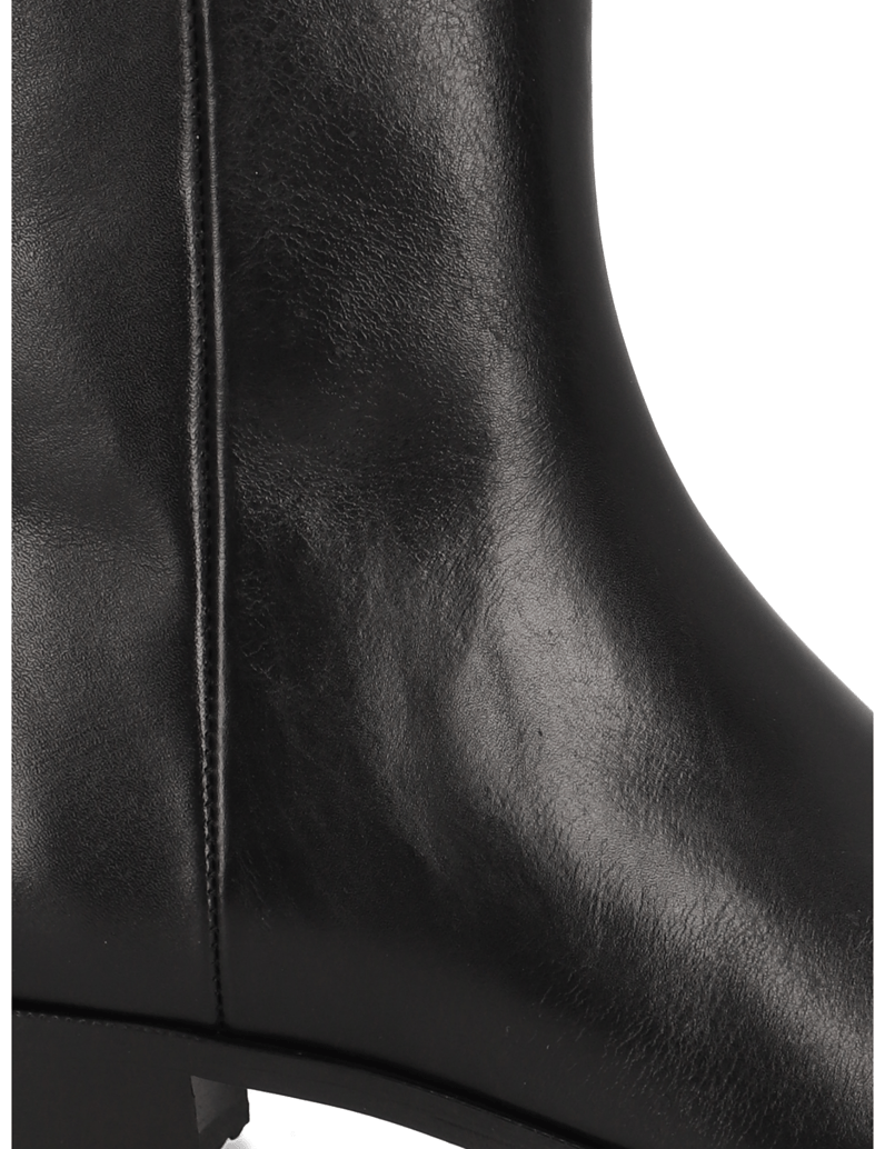 Tommy-Hilfiger-LOW-COWBOY-FLAT-LEATHER-schwarz