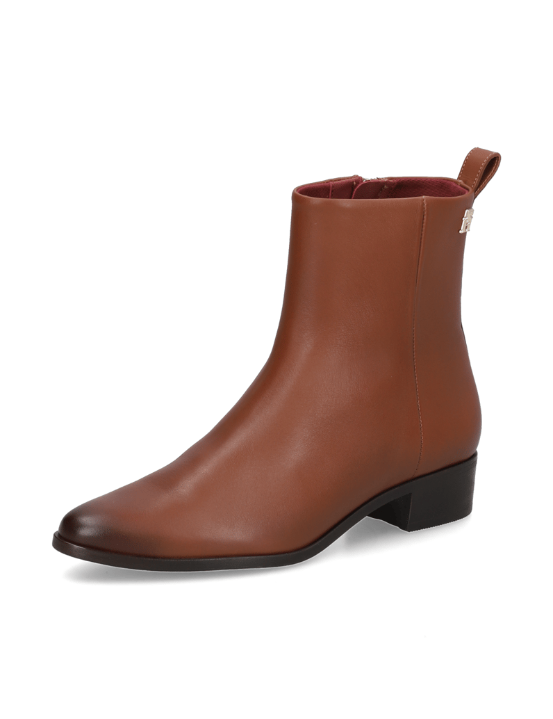 Tommy-Hilfiger-LOW-COWBOY-FLAT-LEATHER-schwarz