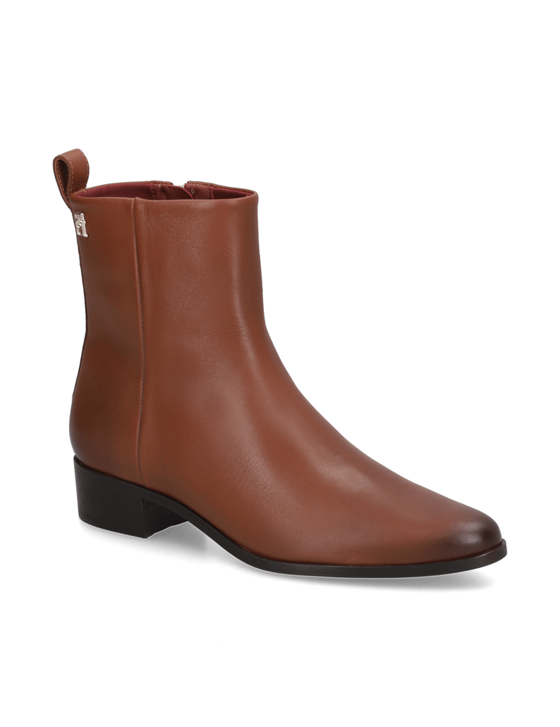 Tommy-Hilfiger-LOW-COWBOY-FLAT-LEATHER-schwarz