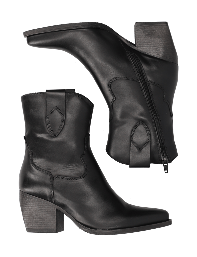 Kate-Gray-Glattleder-Boot-schwarz