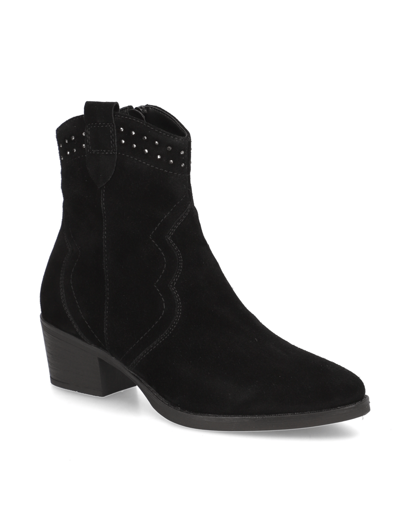 Kate-Gray-Veloursleder-Boot-schwarz