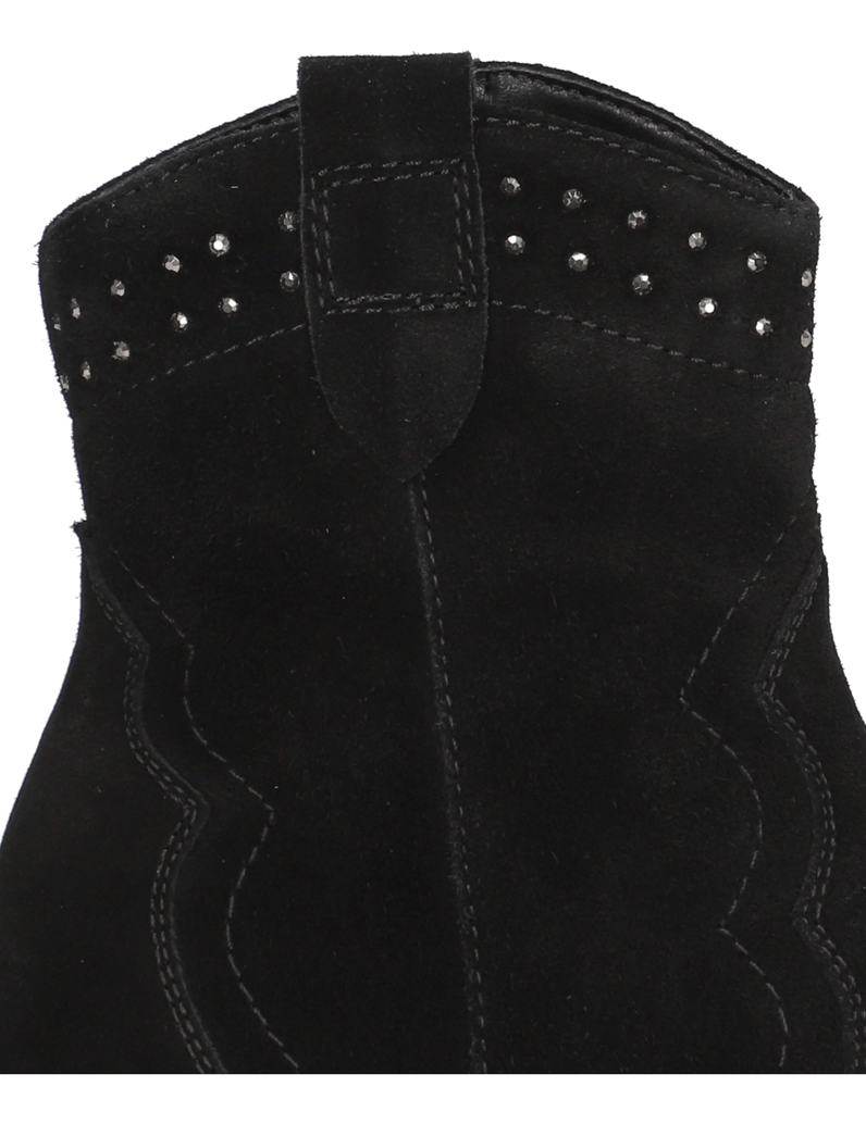 Kate-Gray-Veloursleder-Boot-schwarz