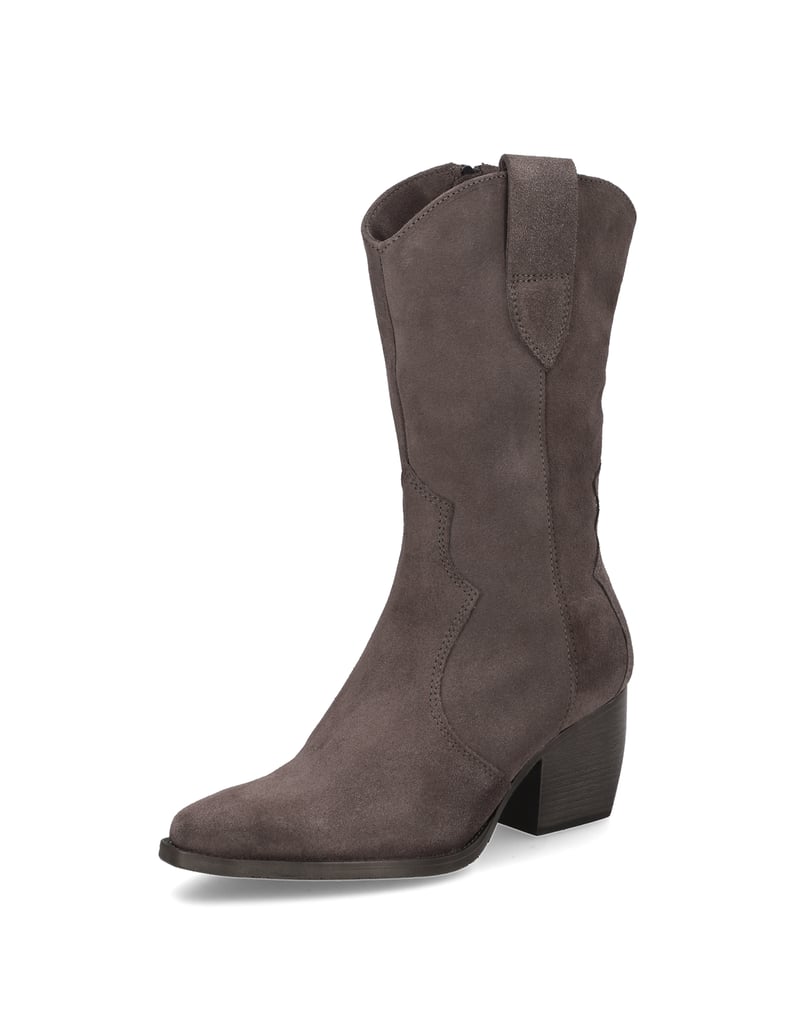 Kate-Gray-Veloursleder-Stiefelette-schwarz
