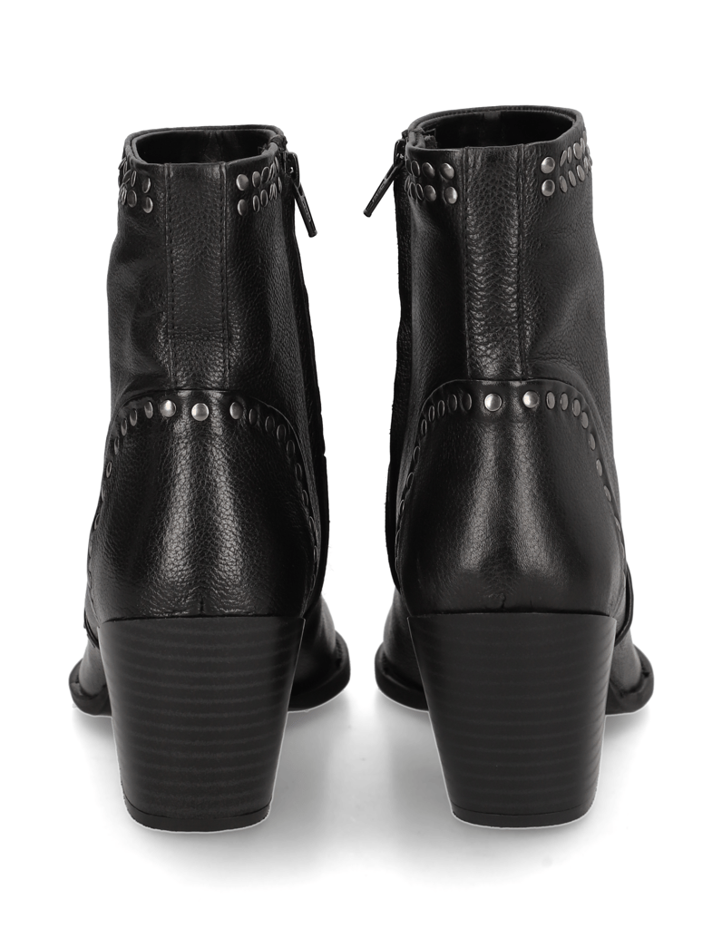 Kate-Gray-Glattleder-Stiefelette-schwarz