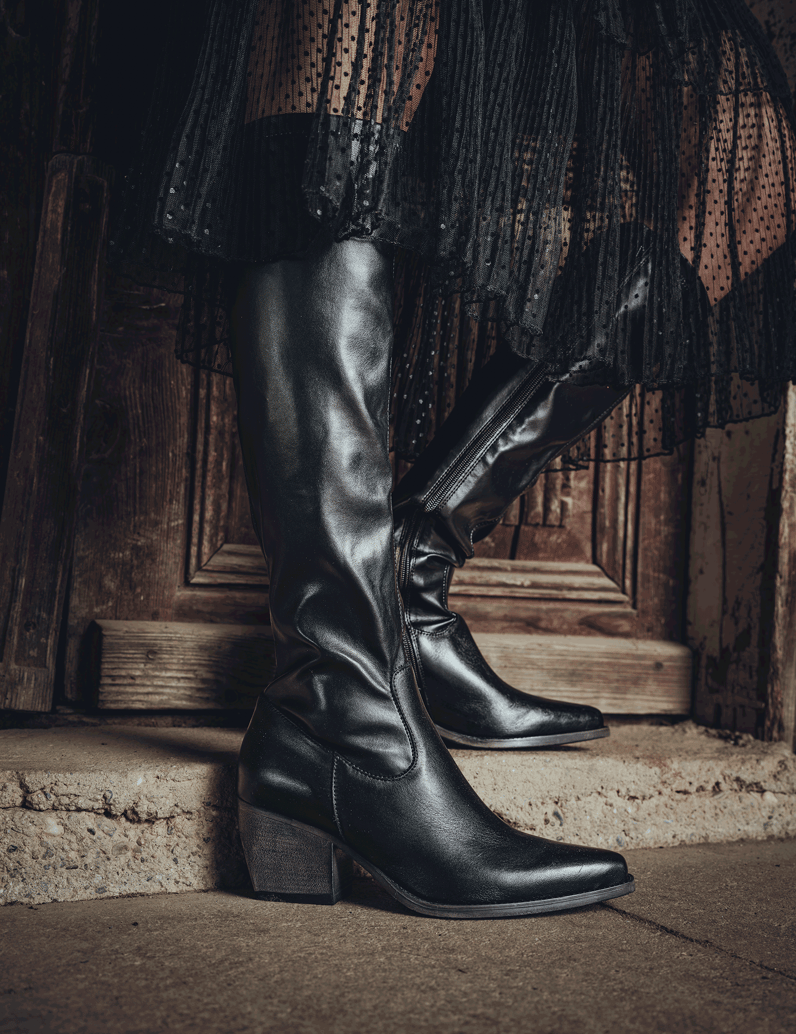 Kate-Gray-Lederkombination-Stiefel-schwarz