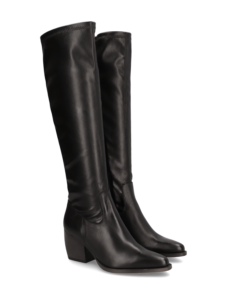 Kate-Gray-Lederkombination-Stiefel-schwarz