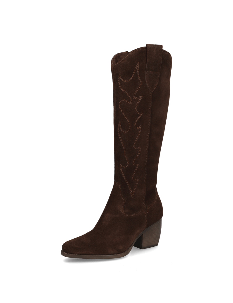 Kate-Gray-Veloursleder-Stiefel-braun