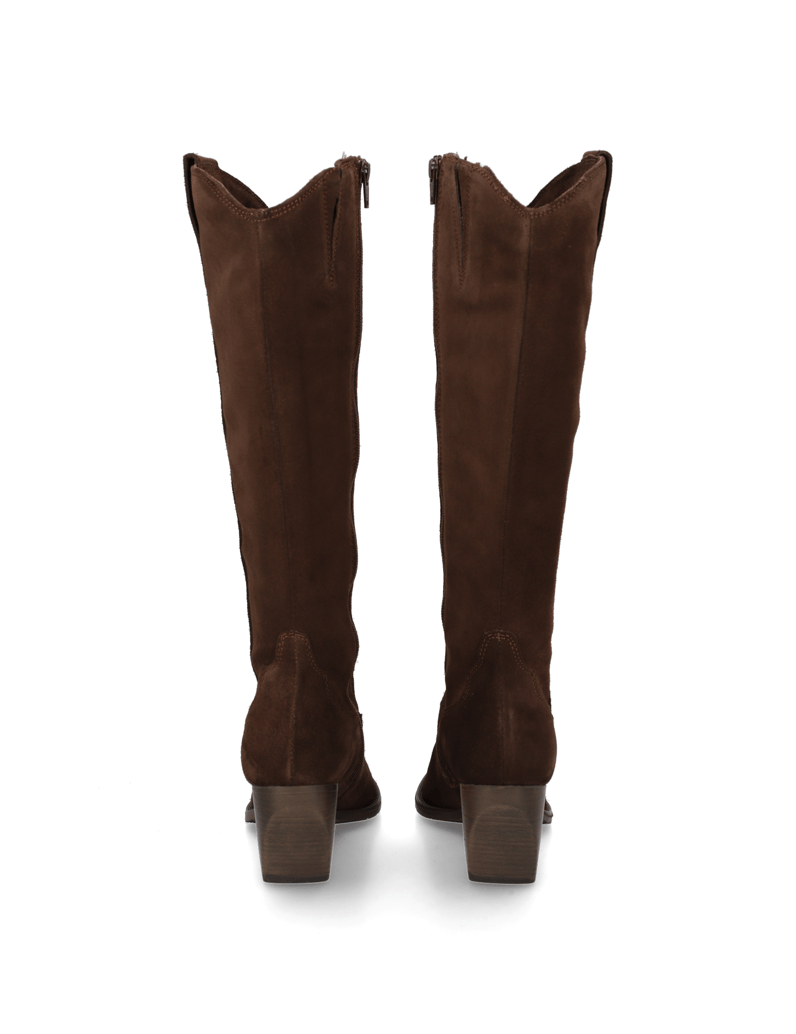 Kate-Gray-Veloursleder-Stiefel-braun
