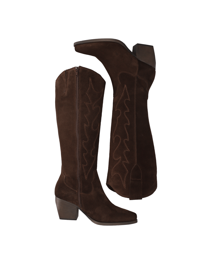 Kate-Gray-Veloursleder-Stiefel-braun
