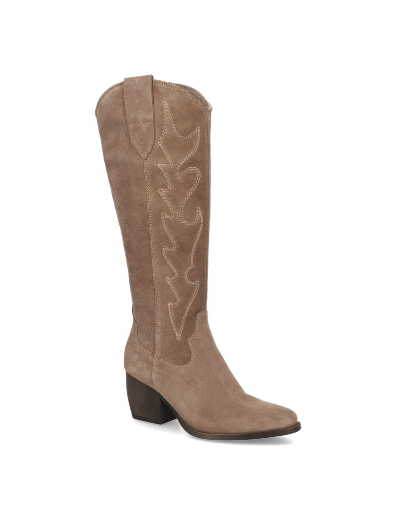 Kate-Gray-Veloursleder-Stiefel-braun