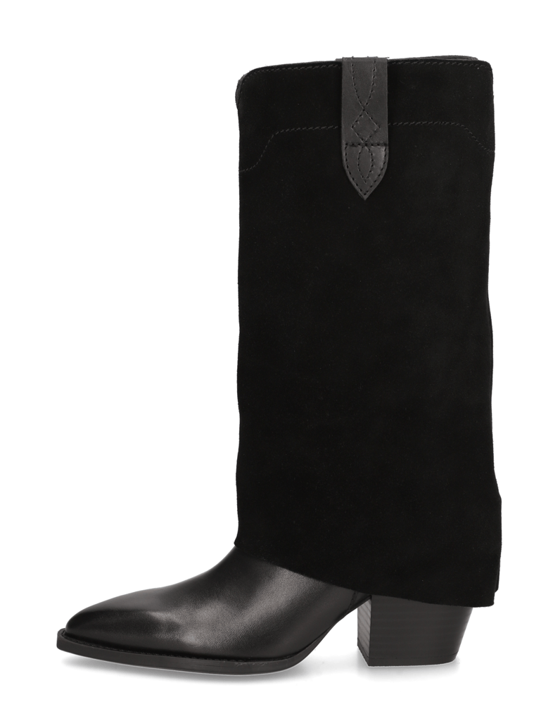 Kate-Gray-Lederkombination-Stiefel-schwarz
