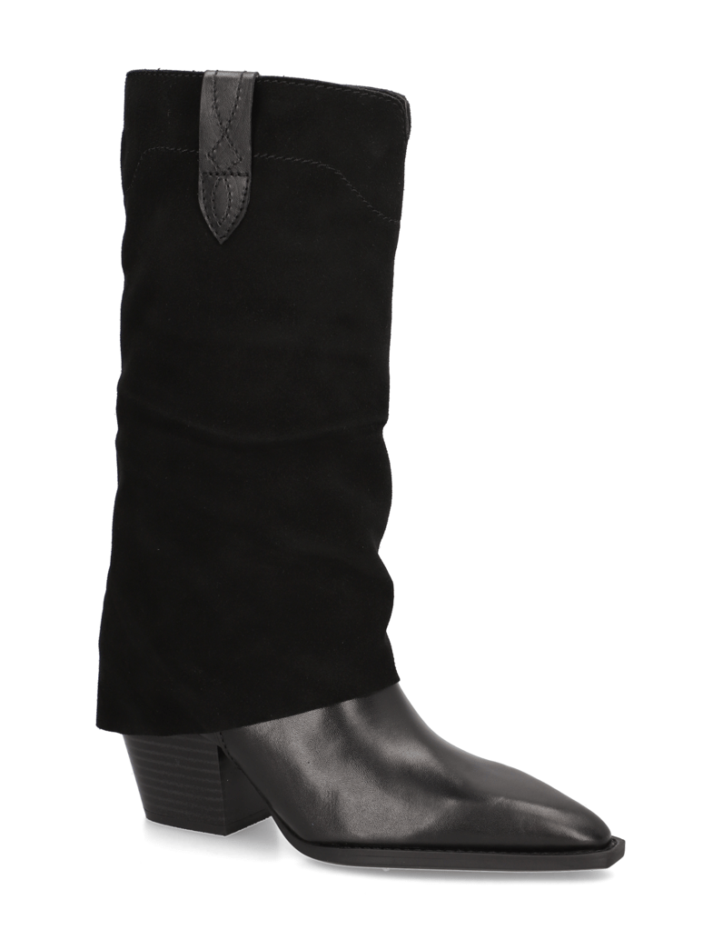 Kate-Gray-Lederkombination-Stiefel-schwarz