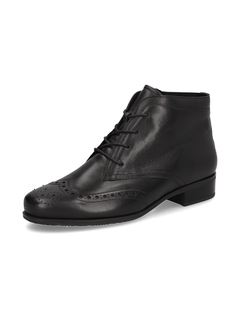 Semler-Glattleder-Stiefelette-schwarz