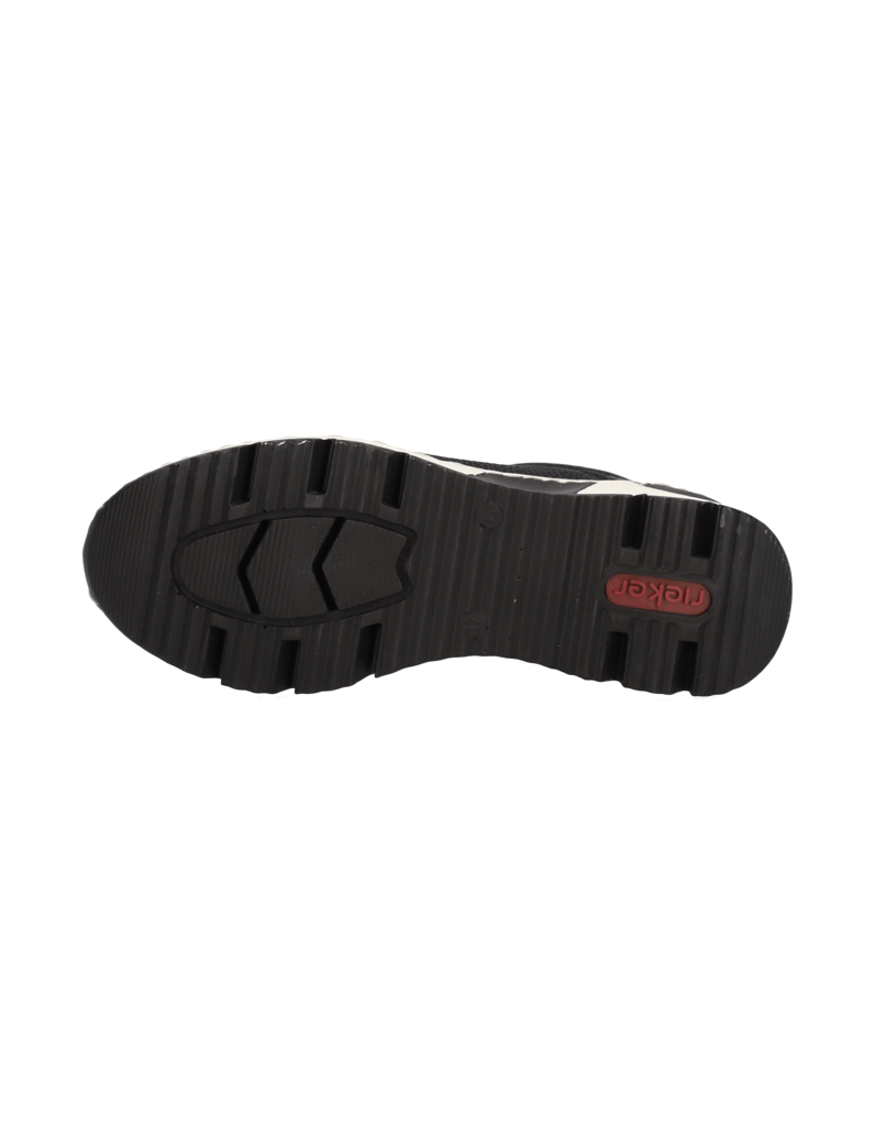Rieker-Textil-Boot-schwarz