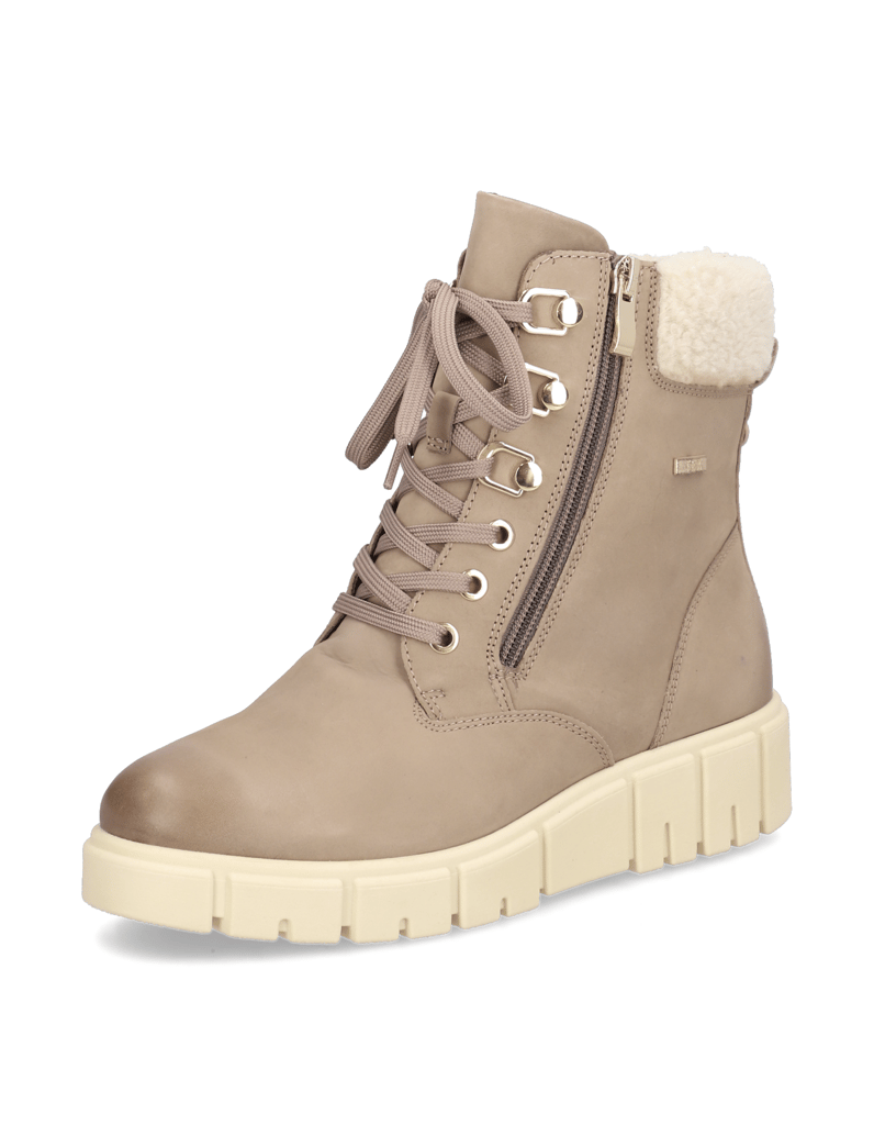 DELKA-Schnürboot-beige