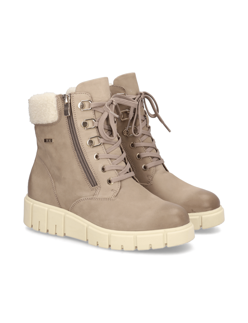 DELKA-Schnürboot-beige