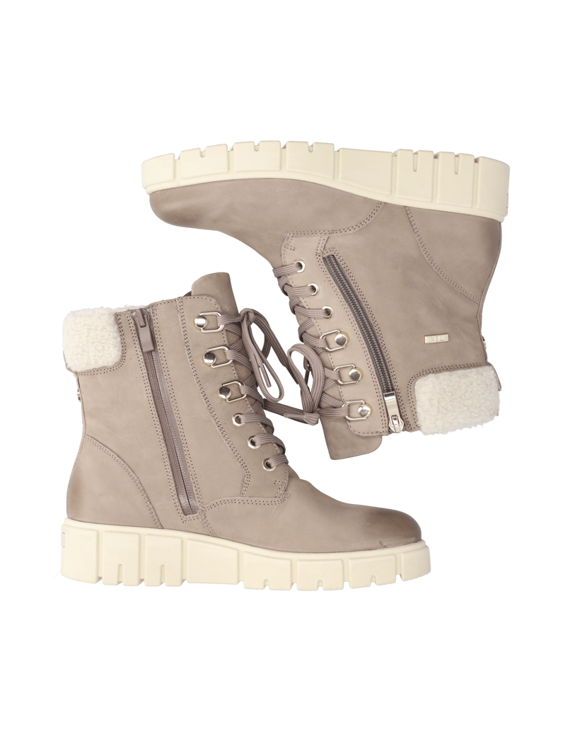 DELKA-Schnürboot-beige