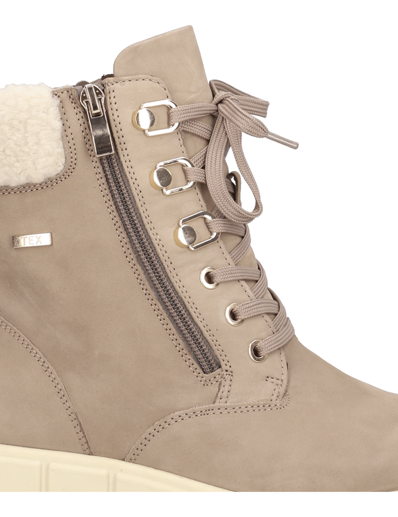 DELKA-Schnürboot-beige