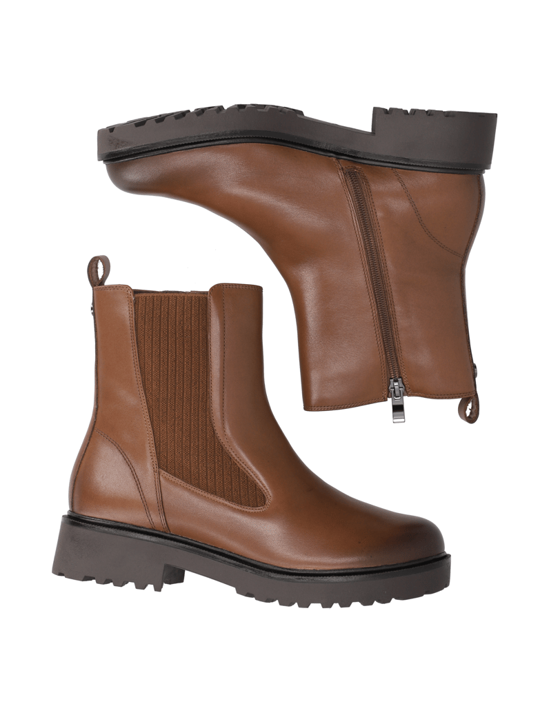 DELKA-Chelsea-Boot-cognac