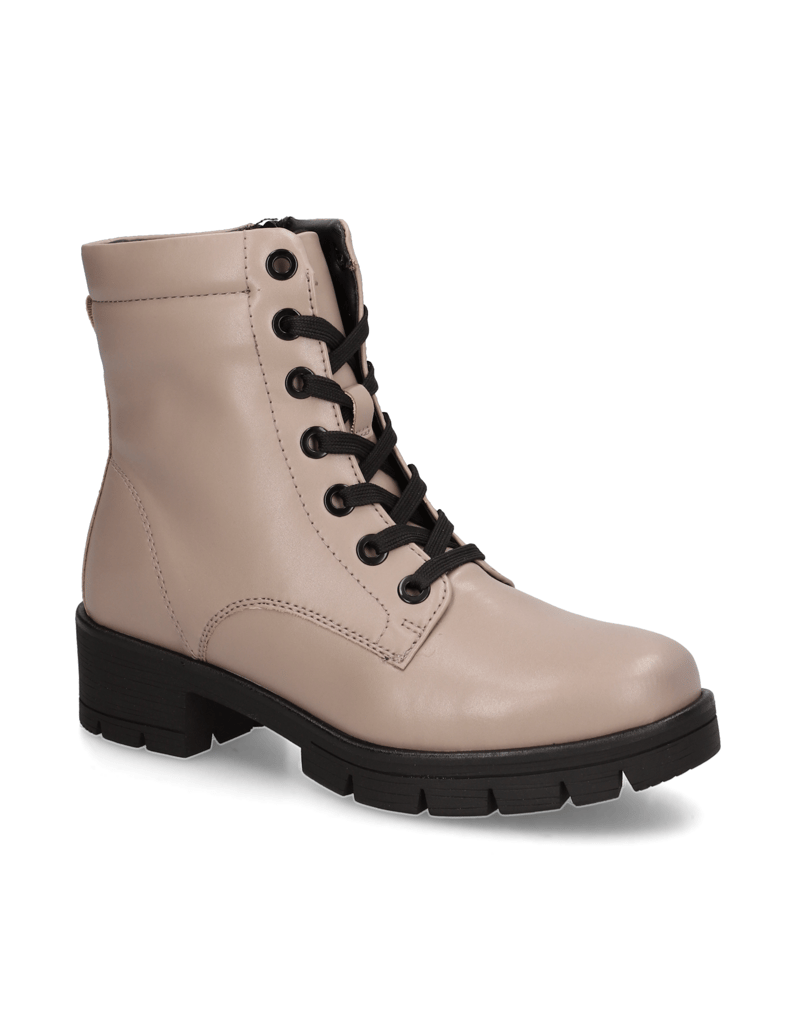 DELKA-Schnürboot-beige