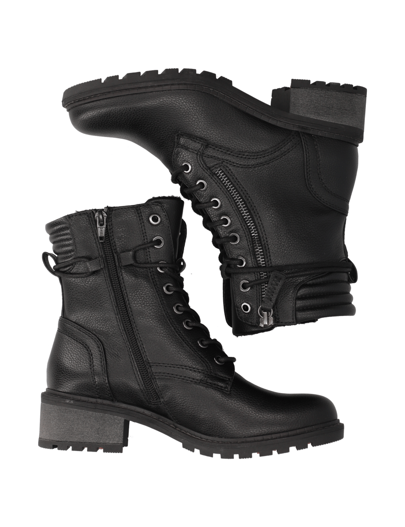 DELKA-Schnürboot-schwarz