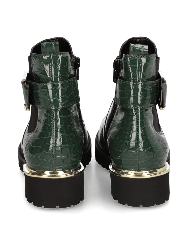 Remonte-Synthetik-Lack-Chelsea-Boot-schwarz