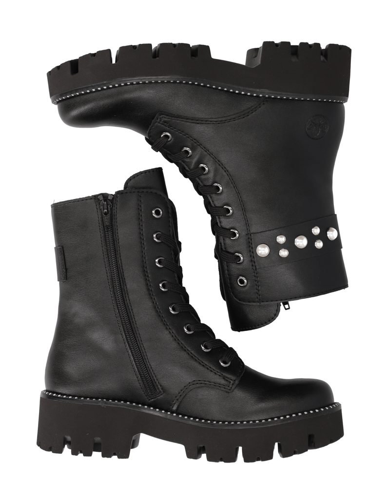 Rieker-Schnürboot-schwarz