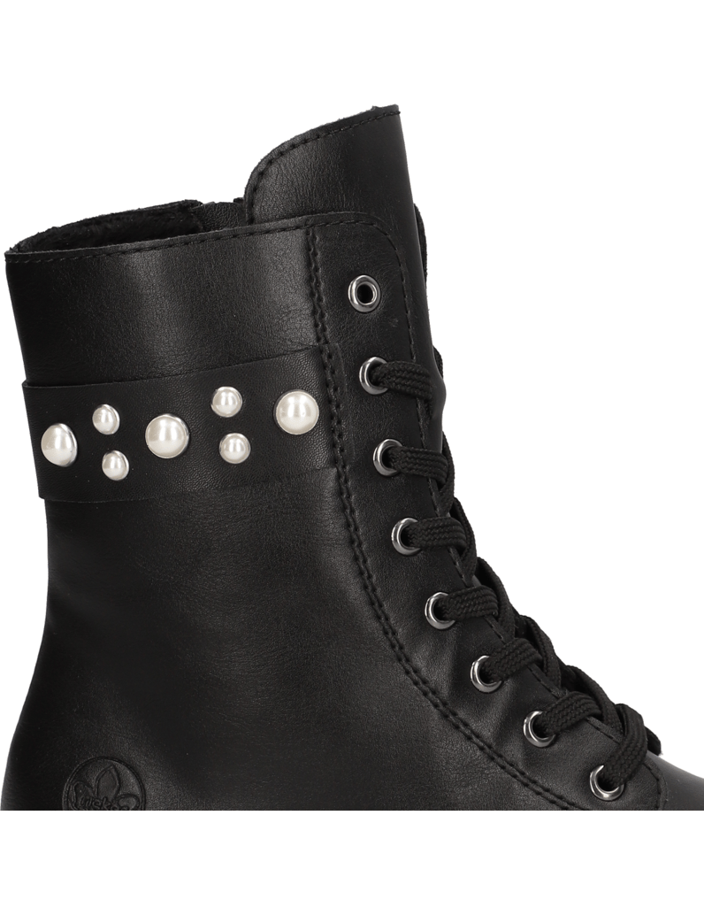 Rieker-Schnürboot-schwarz