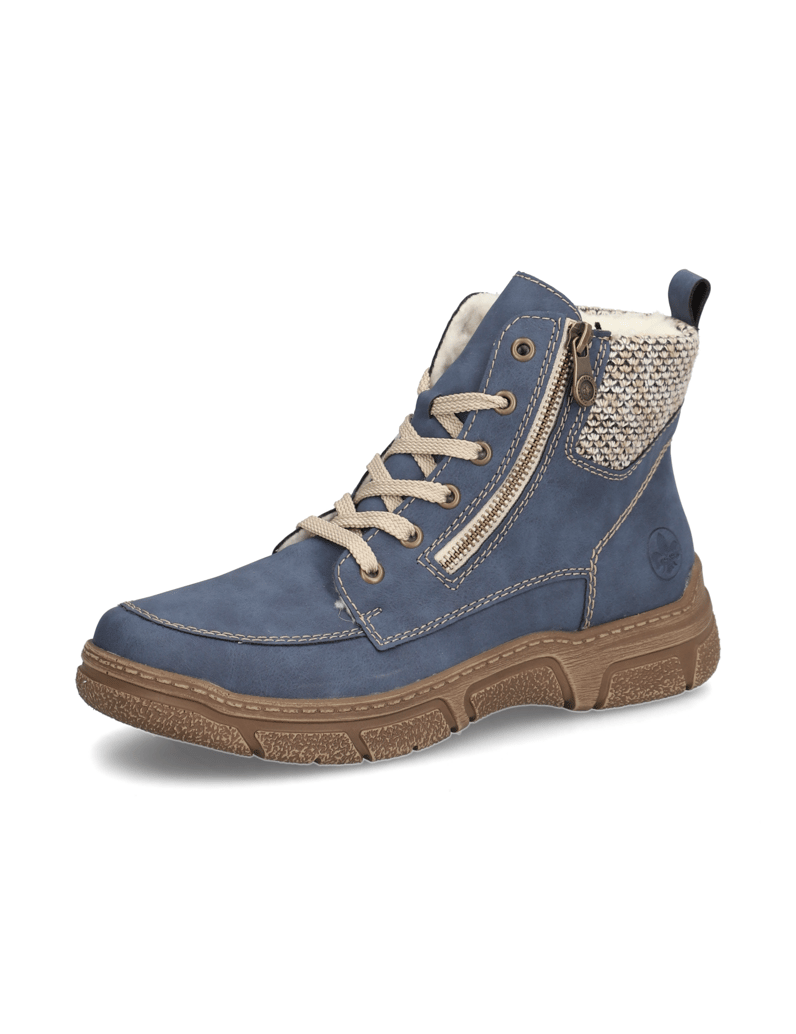 Rieker-Schnürboot-blau