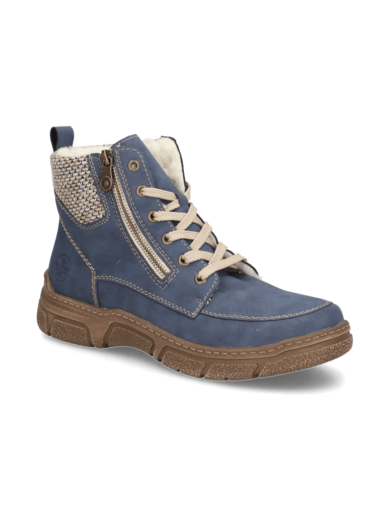 Rieker-Schnürboot-blau