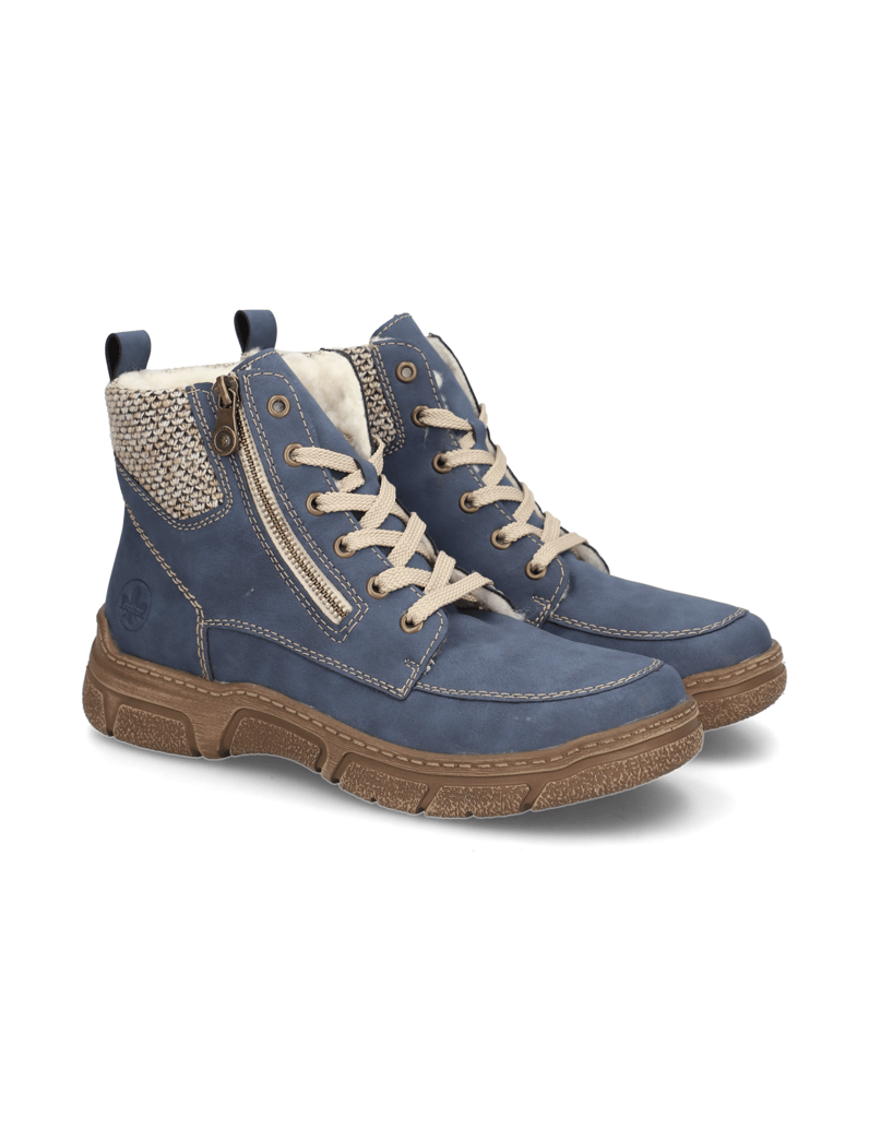 Rieker-Schnürboot-blau
