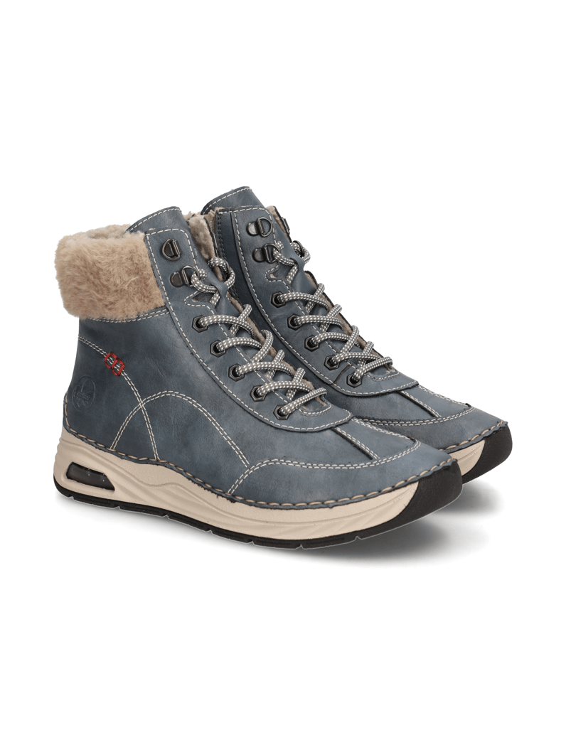 Rieker-Schnürboot-blau
