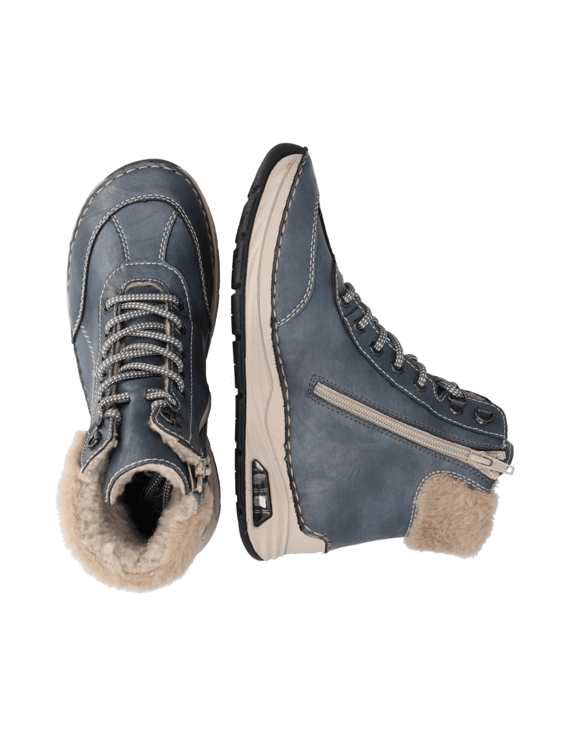 Rieker-Schnürboot-blau