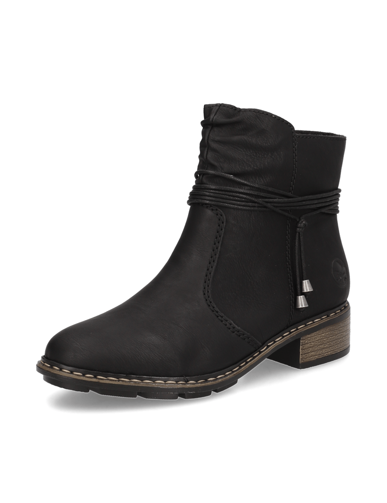 Rieker-Stiefelette-schwarz
