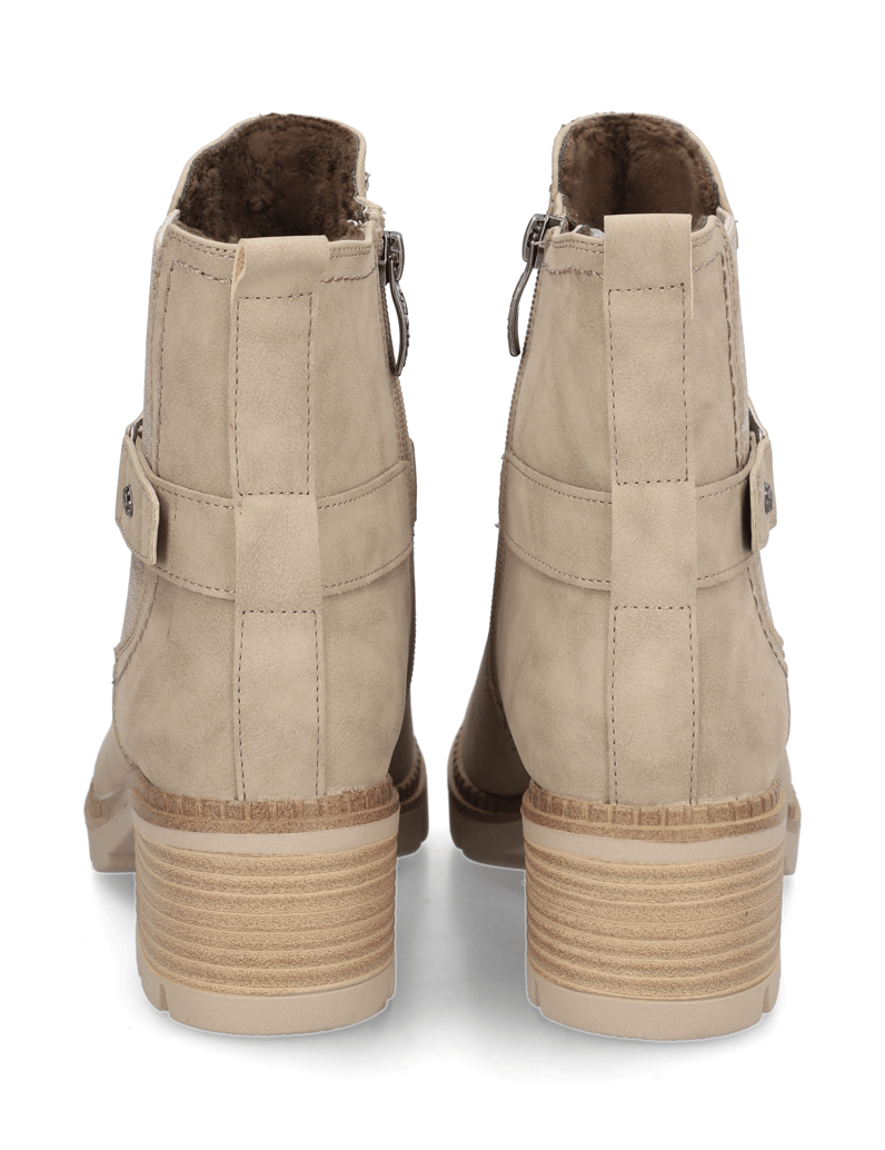 RELIFE-Lederimitat-Stiefelette-schwarz