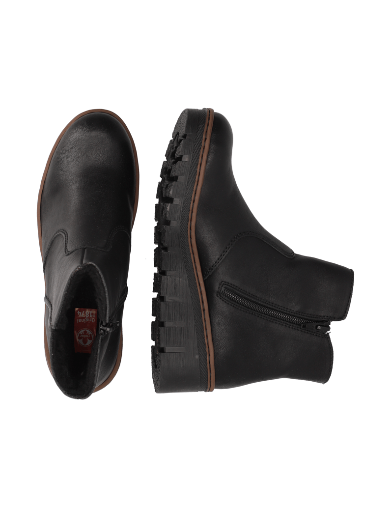 Rieker-Stiefelette-schwarz