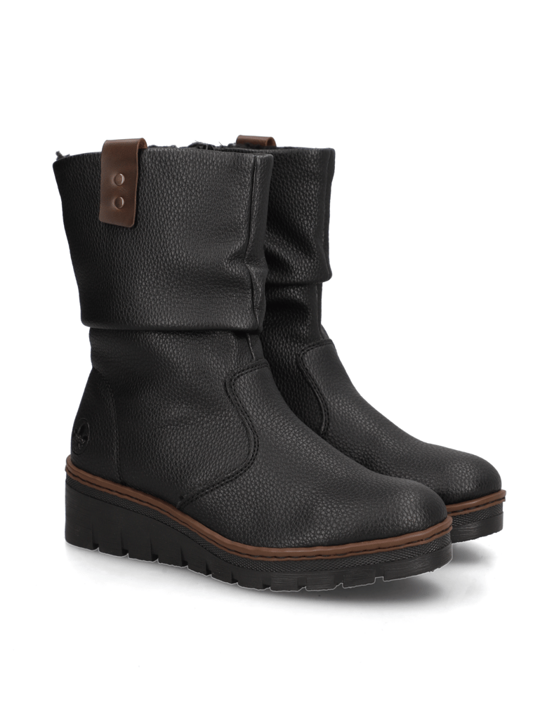 Rieker-Stiefelette-schwarz