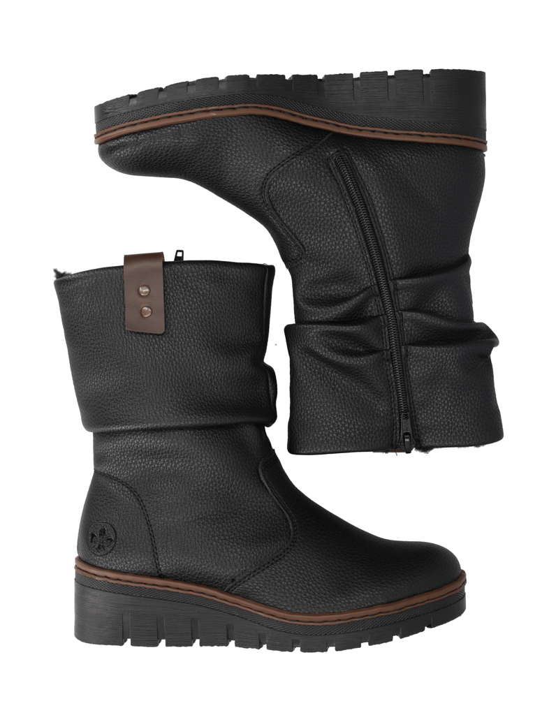 Rieker-Stiefelette-schwarz