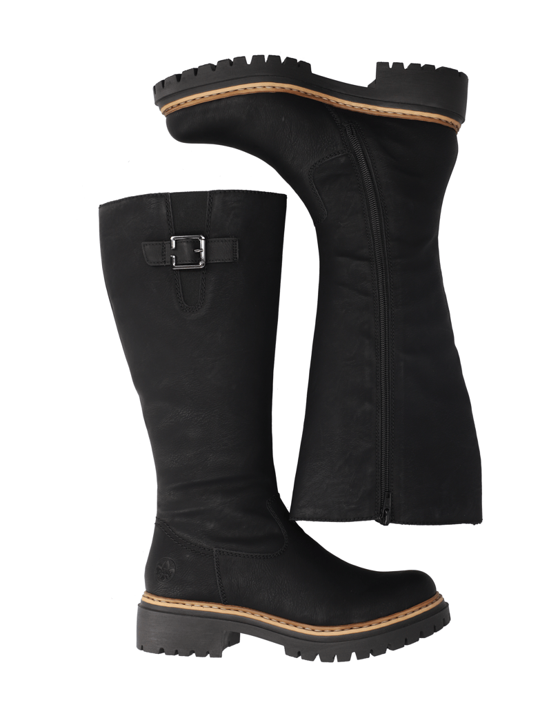 Rieker-Stiefel-schwarz
