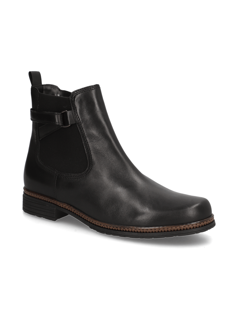Gabor-Glattleder-Chelsea-Boot-schwarz